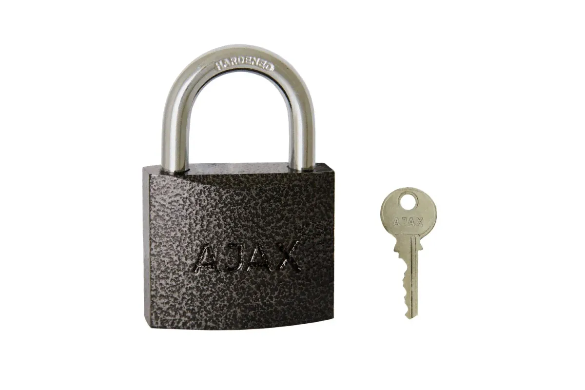 Замок Ajax (Аякс) навесной PD-0150 MS 3 key англ./коробка-0