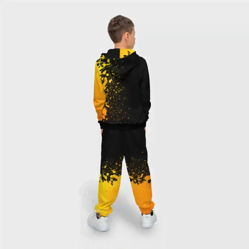 Спортивный костюм Ajax - gold gradient по-вертикали