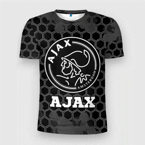 Футболка Ajax sport на темном фоне-0