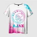 Футболка Ajax neon gradient style