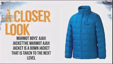 Marmot Ajax Jacket Boys'- Peak Blue - TheSkiBum.com