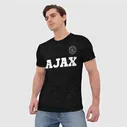 Футболка Ajax sport на темном фоне посередине