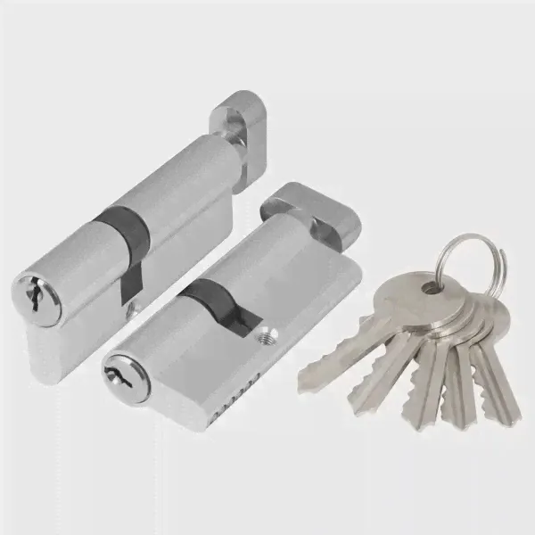 Цилиндровый механизм (личинка замка) Ajax (Аякс) AX102 / 80 mm (30 + 10 + 40) CP хром
