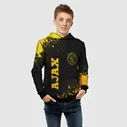 Толстовка Ajax - gold gradient вертикально Детская 3D