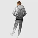 Костюм Ajax - grey gradient по-вертикали Мужской Толстовка и штаны 3D