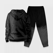 Спортивный костюм Ajax sport на темном фоне по-вертикали Детский На молнии 3D