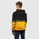 Толстовка Ajax - gold gradient посередине Детская 3D