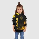 Толстовка Ajax - gold gradient вертикально Детская 3D