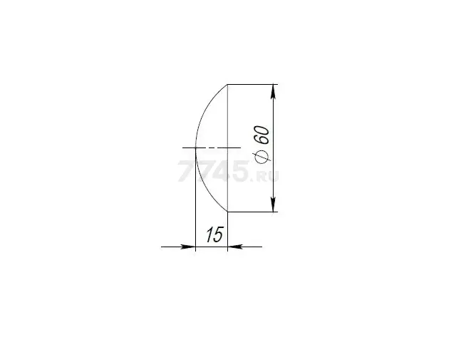 Демпфер настенный AJAX DSW-60 серый-2