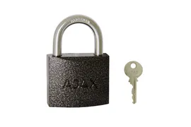 Замок Ajax (Аякс) навесной PD-0150 MS 3 key англ./коробка