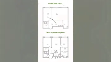 Как из двушки сделать евротрëшку?