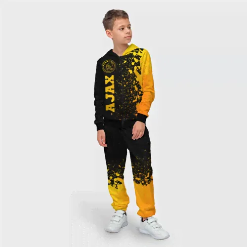 Спортивный костюм Ajax - gold gradient по-вертикали