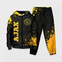 Спортивный костюм Ajax - gold gradient вертикально