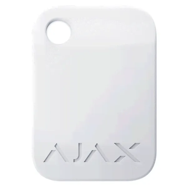 Ajax Упаковка Tag (100 ед.) Белый Защищенный бесконтактный брелок Ajax