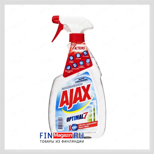 Средство для чистки окон и зеркал Ajax Crystal Clean 750 мл-0