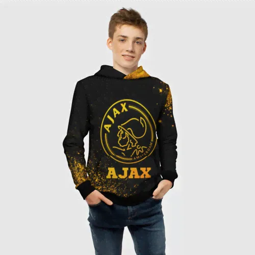 Толстовка Ajax - gold gradient