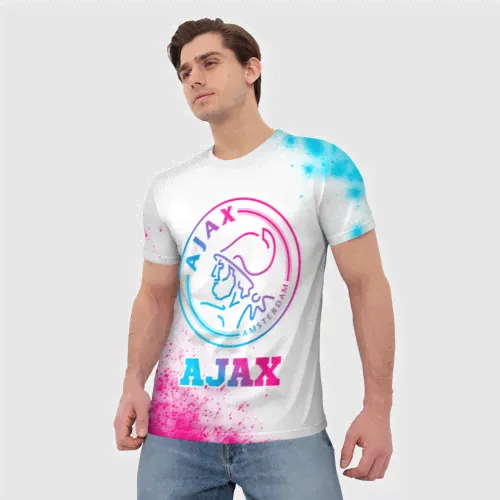 Футболка Ajax neon gradient style