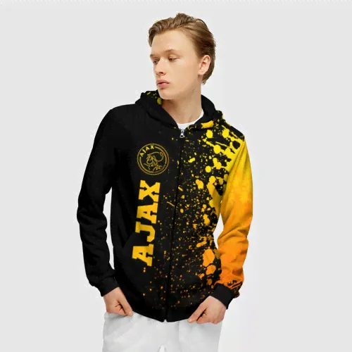 Толстовка Ajax - gold gradient по-вертикали-3