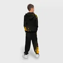 Спортивный костюм Ajax - gold gradient вертикально