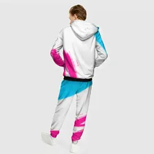 Костюм Ajax neon gradient style вертикально Мужской Толстовка и штаны 3D