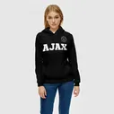 Толстовка Ajax sport на темном фоне посередине