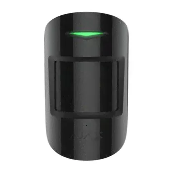 Ajax CombiProtect (black) извещатель оптико-электронный и поверхностный звуковой радиоканальный-0