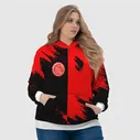 Толстовка Ajax sport color red Женская 3D