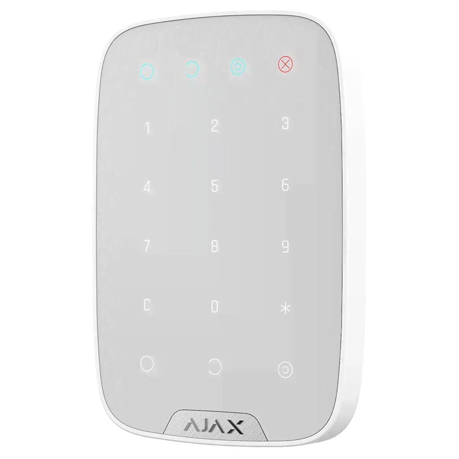 Клавиатура беспроводная сенсорная Ajax KeyPad White