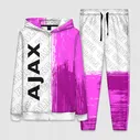 Спортивный костюм Ajax pro football по-вертикали Женский На молнии 3D