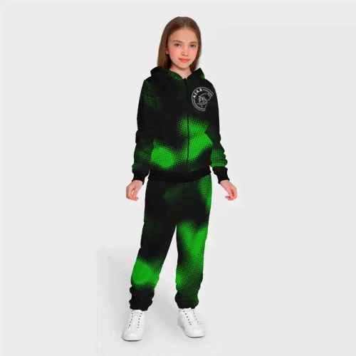 Спортивный костюм Ajax sport halftone Детский На молнии 3D-4