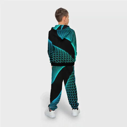 Спортивный костюм Ajax football net Детский На молнии 3D-1