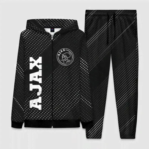 Спортивный костюм Ajax sport на темном фоне: надпись, символ-2