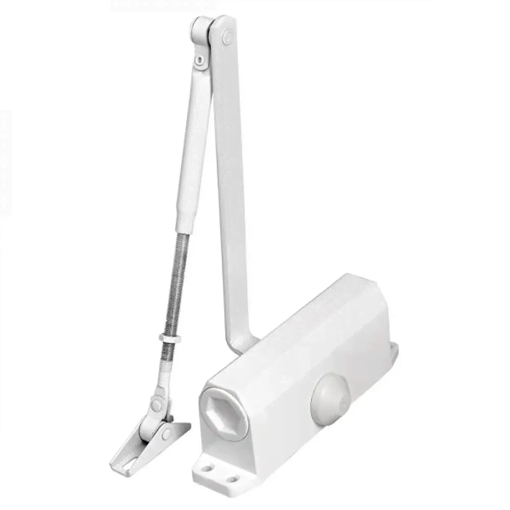 Доводчик дверной DCTR 50-100 WH (белый) HO (hold open) AJAX
